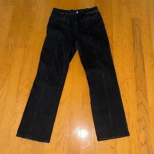 J.McLaughlin Clearwater Black Denim Boot Cut Jeans Size 10